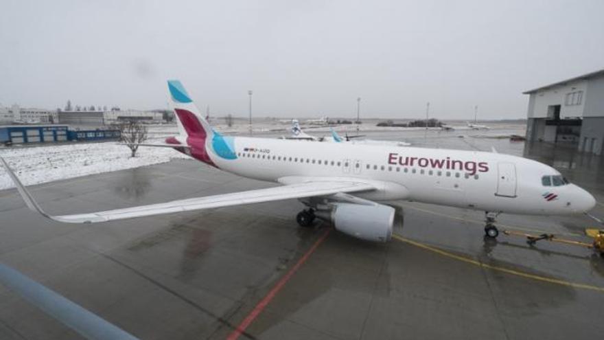 Ein Eurowings-Flieger musste außerplanmäßig landen.