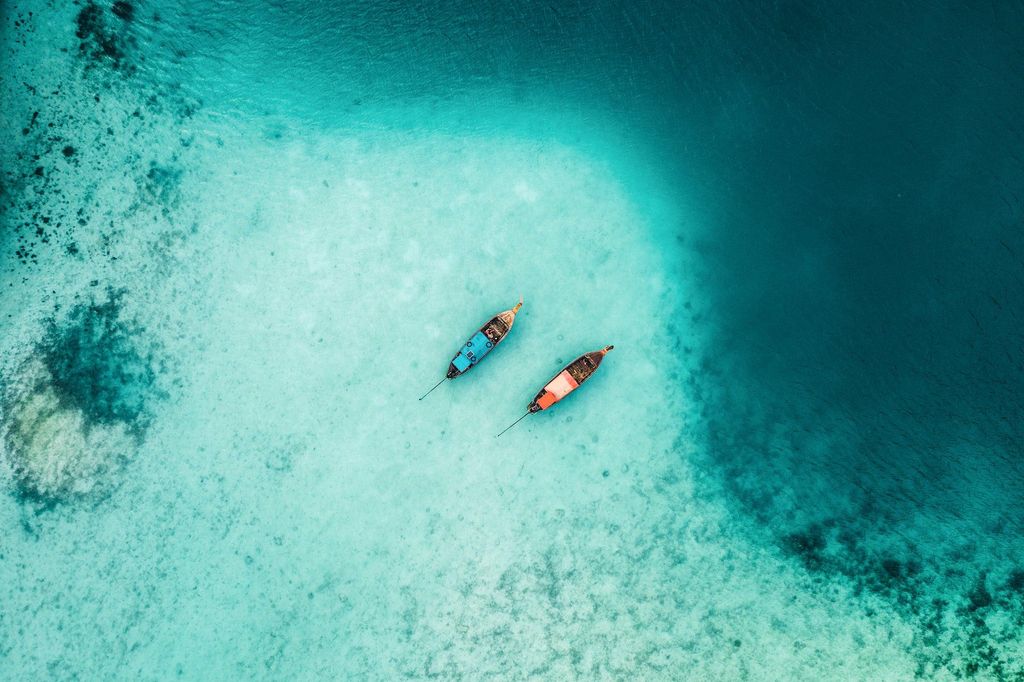 Tailandia, mar, barcas