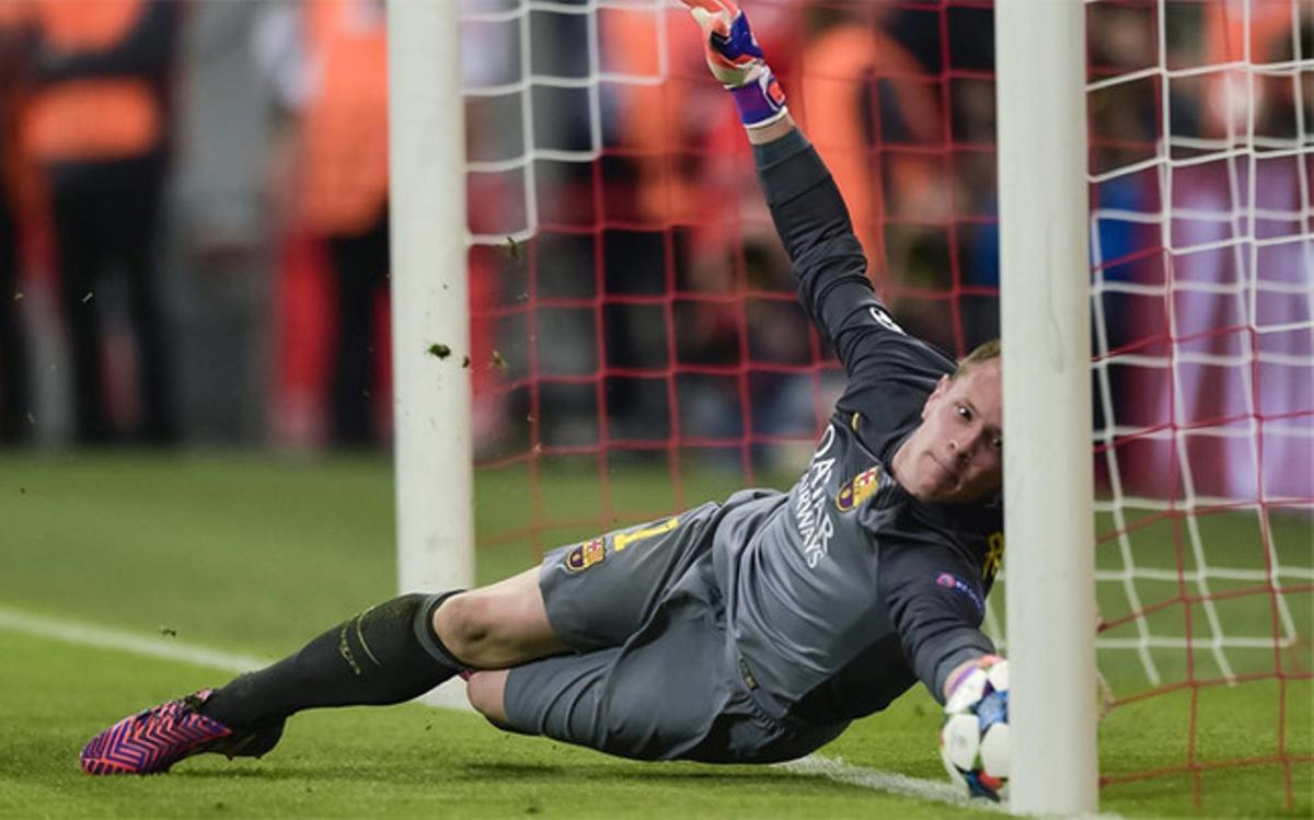 Ter Stegen destaca contra el Bayern de Múnich