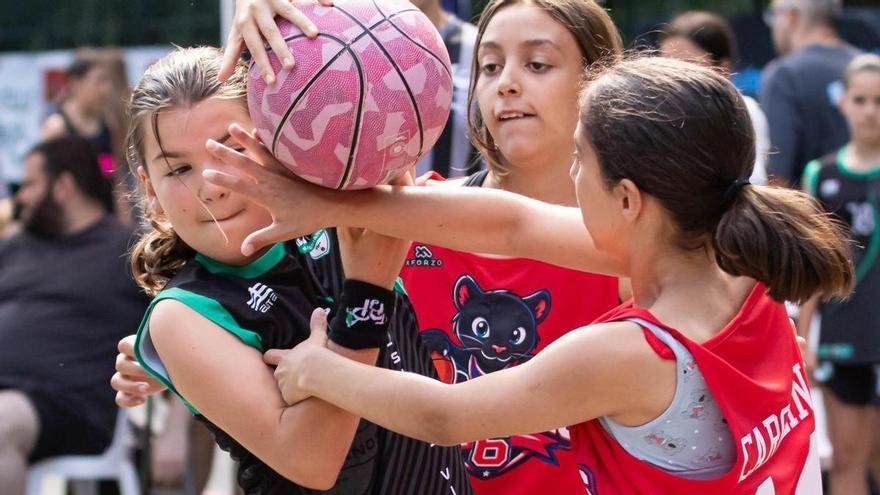 Éxito de participación de Basket na Rúa