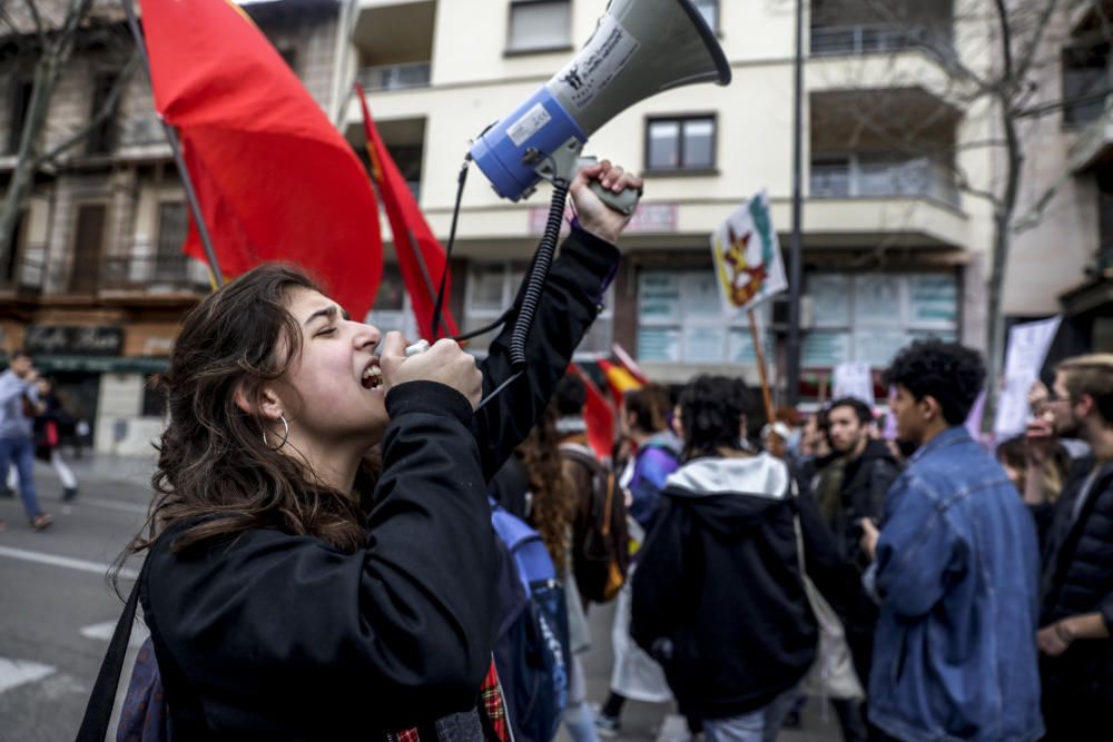 Manifestación en Palma por el Día Internacional de la Mujer