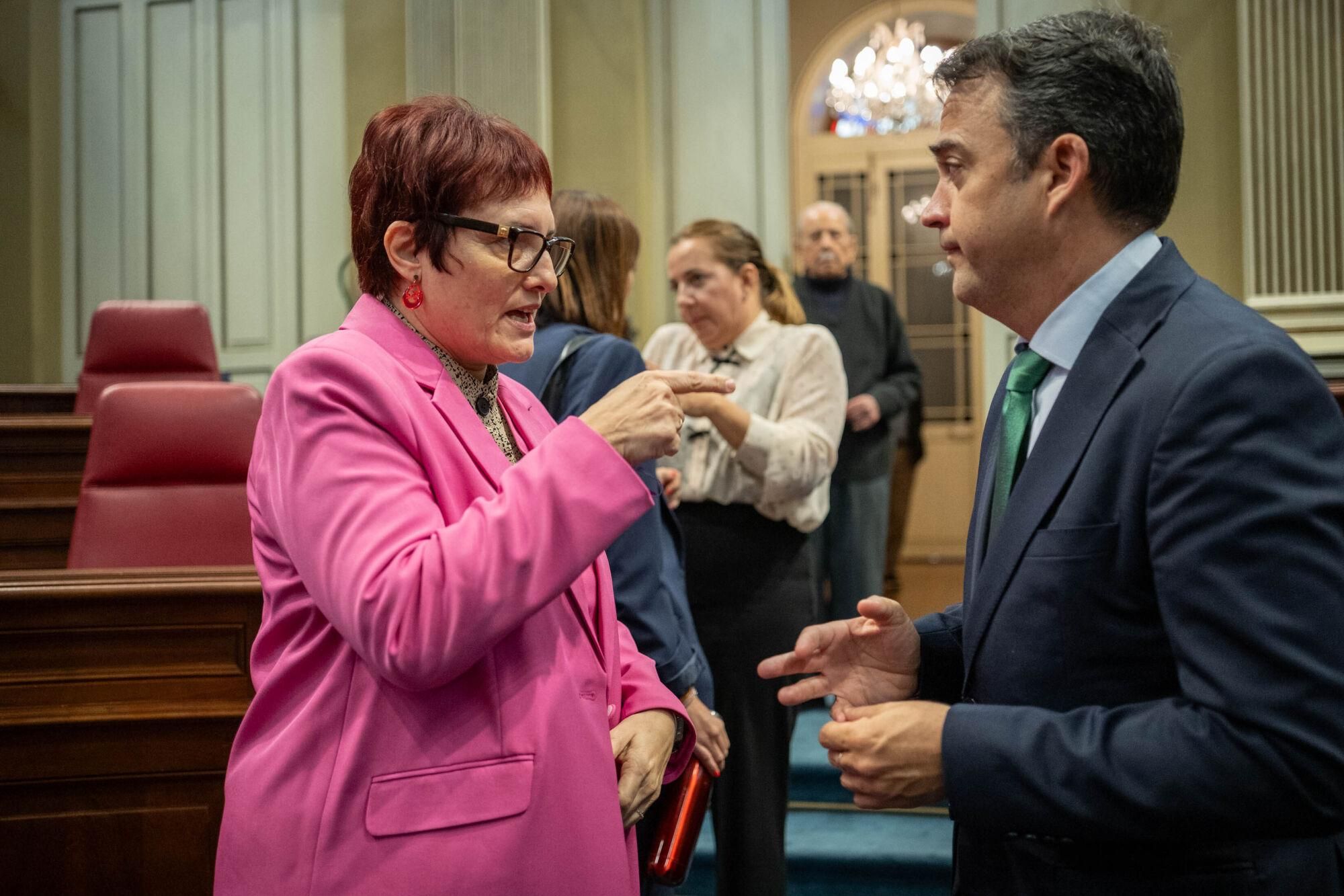 Pleno del Parlamento de Canarias.