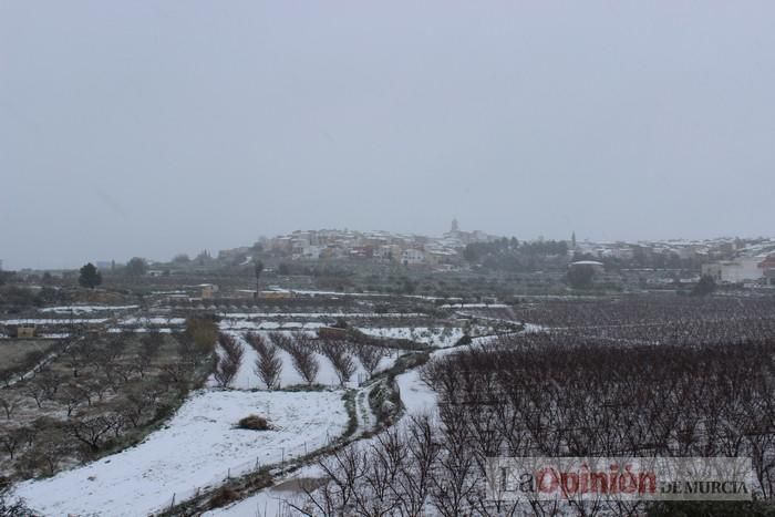 Un manto blanco cubre Bullas