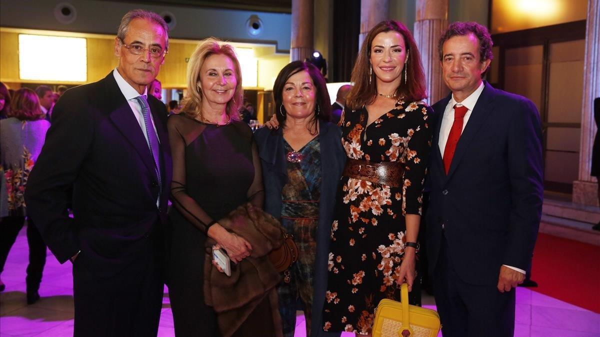 Pedro Bravo, Nieves Varela, Felisa Frial, Inés Sainz y Javier Gallego.