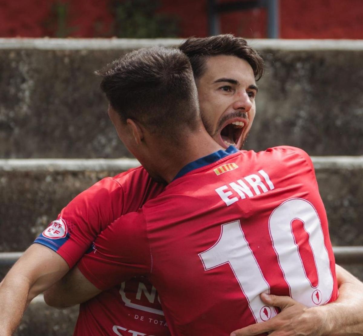Salvans celebra el primer amb Enri