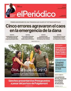 La portada de EL PERIÓDICO del 29 de octubre de 2025