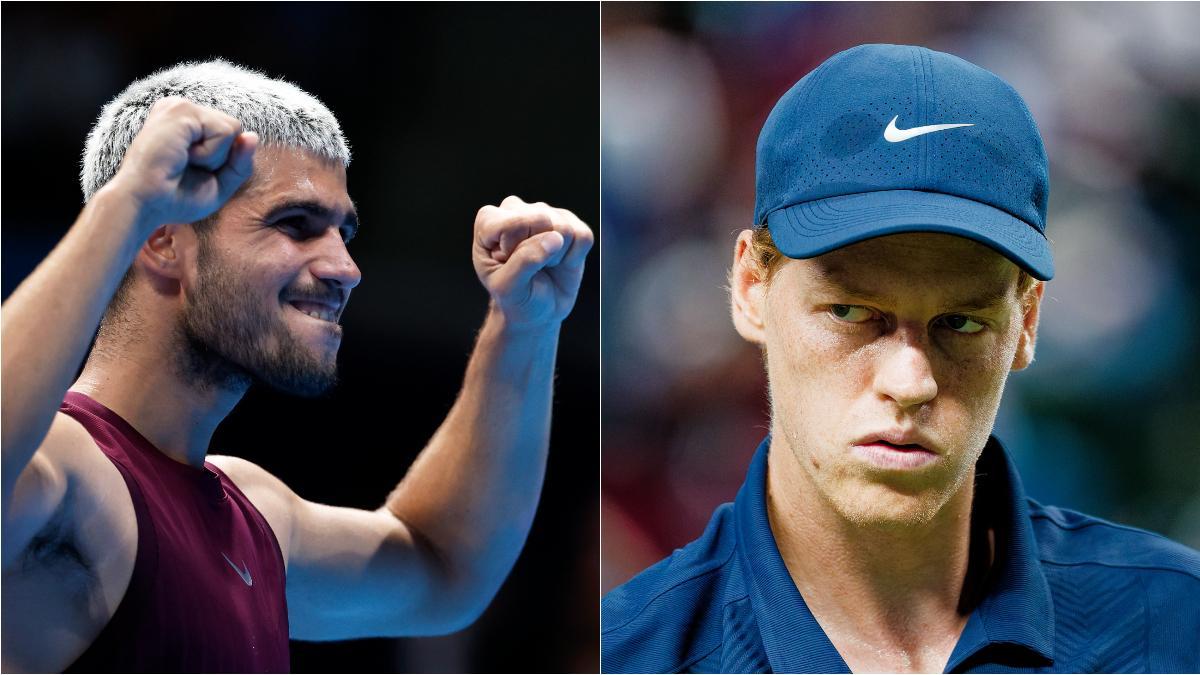 Alcaraz gana mucho terreno en la carrera por el número 1 del ranking ATP tras el abandono de Sinner