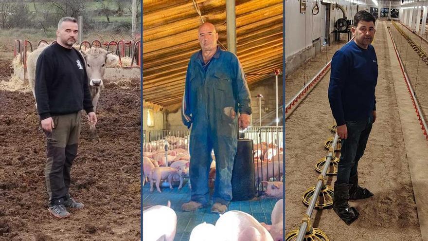 Javier, Manolo y Juan Carlos, ganaderos de Castellón contra el acuerdo con Mercosur: "El consumidor comprará carne hormonada"