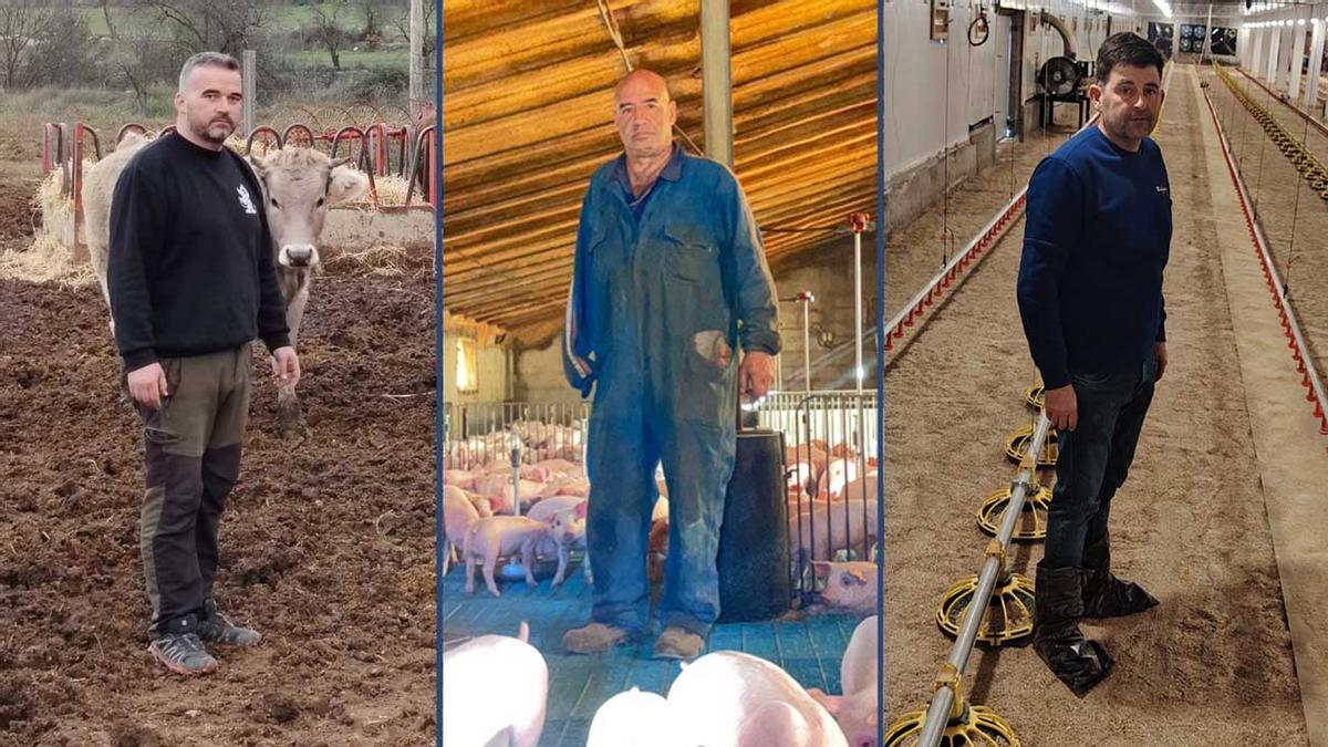 De izquierda a derecha, Javier Querol, Juan Carlos Castel y José Manuel Barreda.