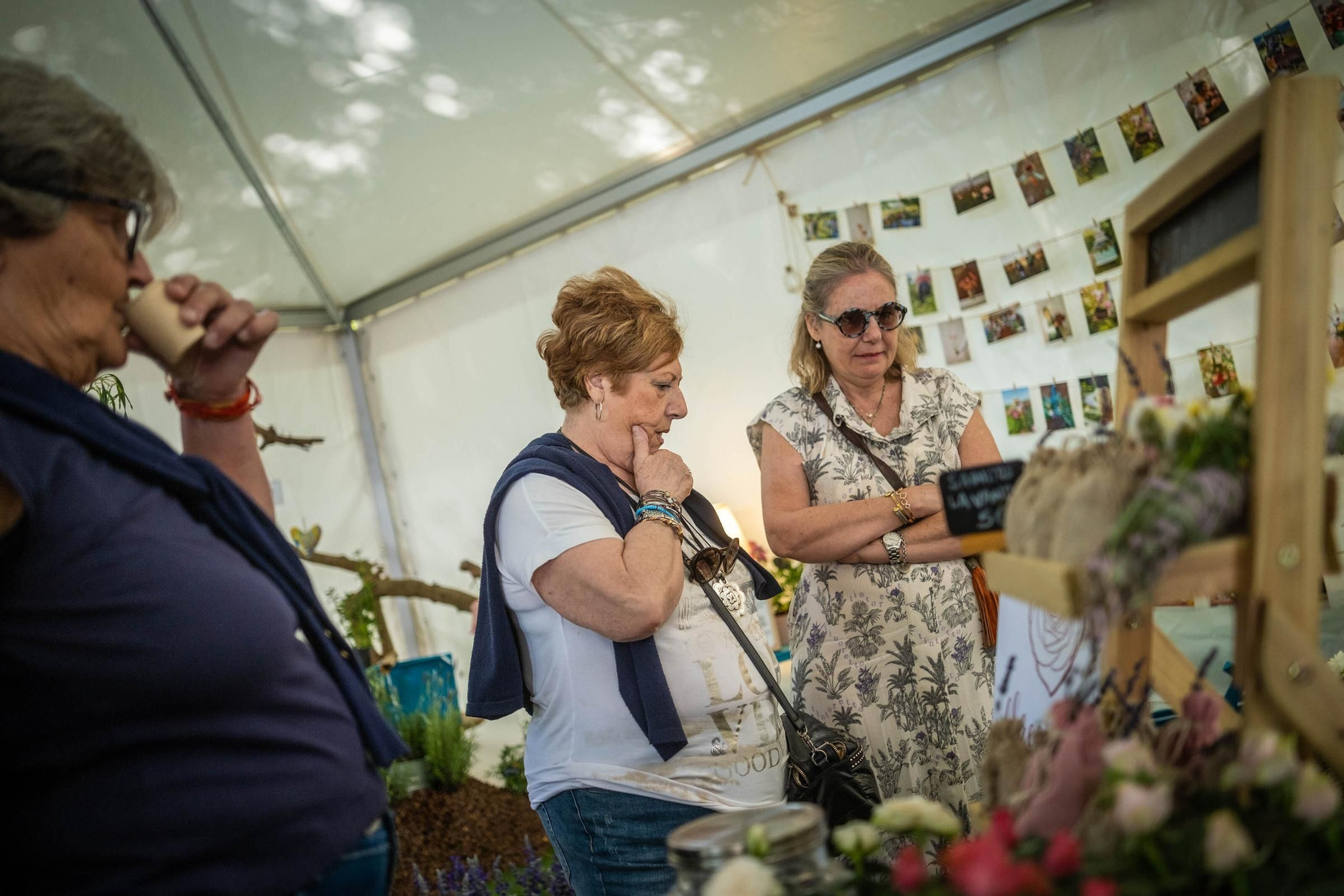 Inauguración de la exposición de flores y plantas del Parque García Sanabria