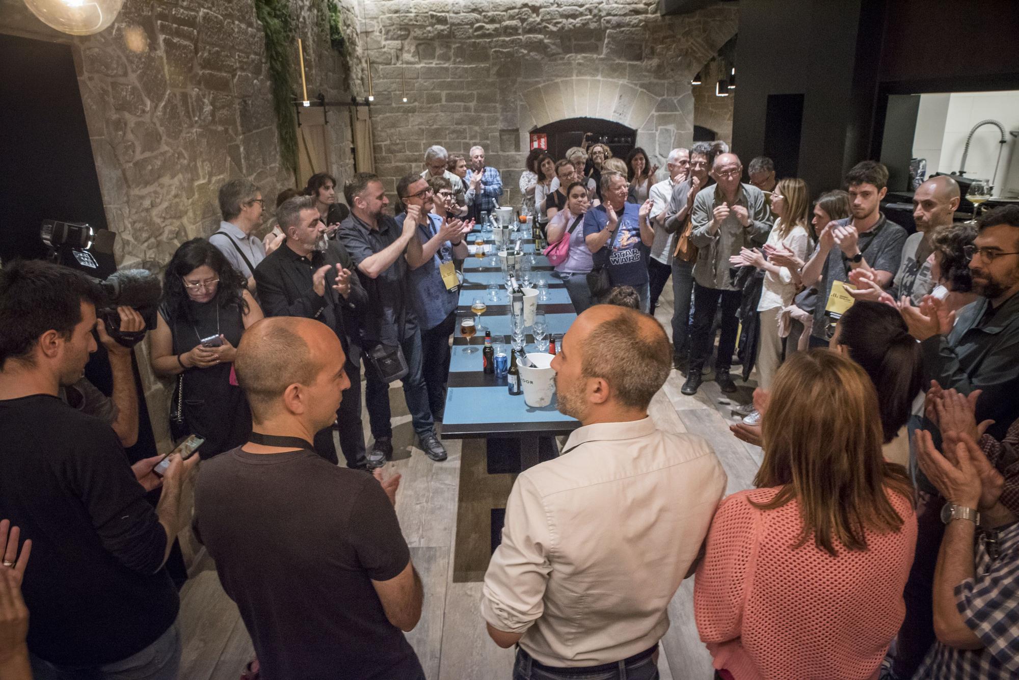 La nit electoral del 28-M, a Manresa