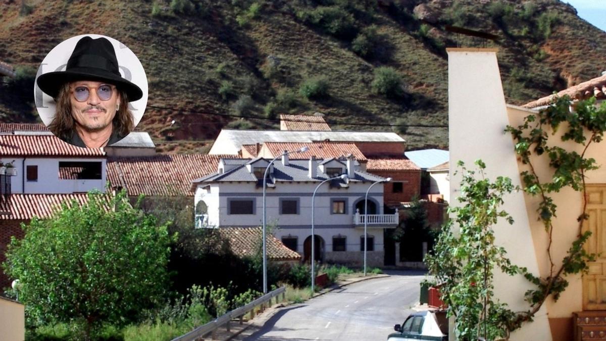 La localidad de Villapesa, en el municipio de Teruel, acoge esta semana el rodaje de un anuncio con Johnny Depp.