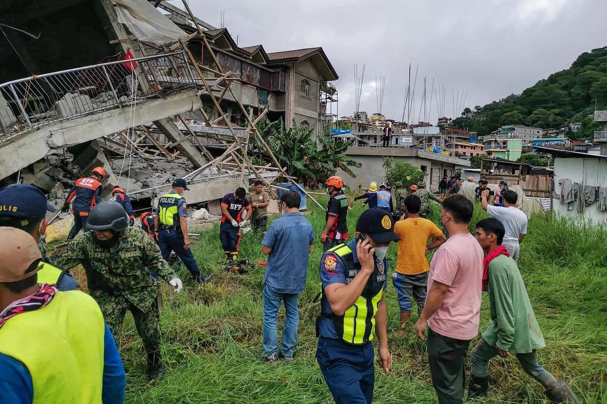 Un terremoto de magnitud 7,1 sacude la isla más poblada de Filipinas