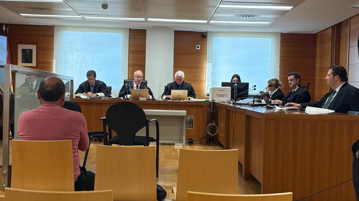 Imagen del juicio en la Sección Segunda de la Audiencia Provincial.