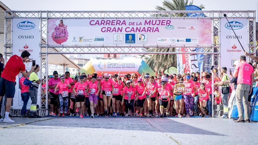 Helena Negro, la más rápida de las 3.000 participantes en la Carrera de la Mujer