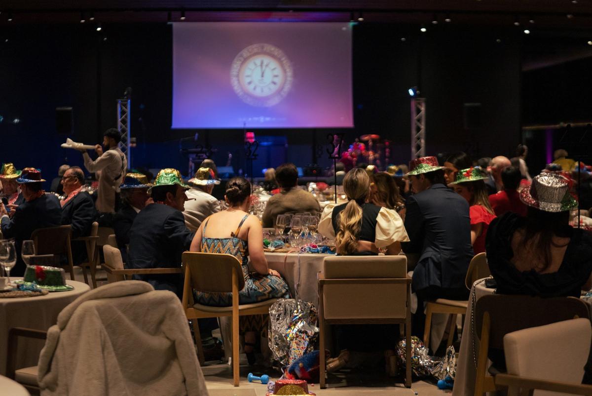 Un moment del sopar de Cap d'Any de 2024