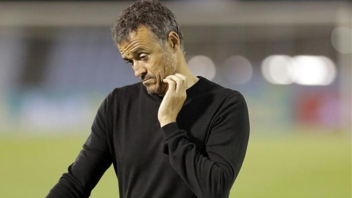 A Luis Enrique no le han gustado algunas de las informaciones que han salido últimamente en la prensa