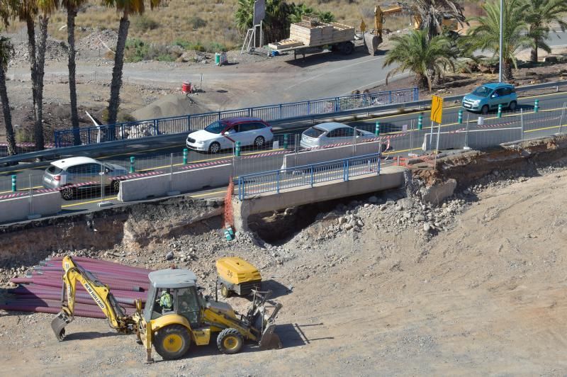 16-08-2018 LAS PALMAS DE GRAN CANARIA. Obra de la rotonda de El Veril. Fotógrafo: ANDRES CRUZ  | 16/08/2018 | Fotógrafo: Andrés Cruz