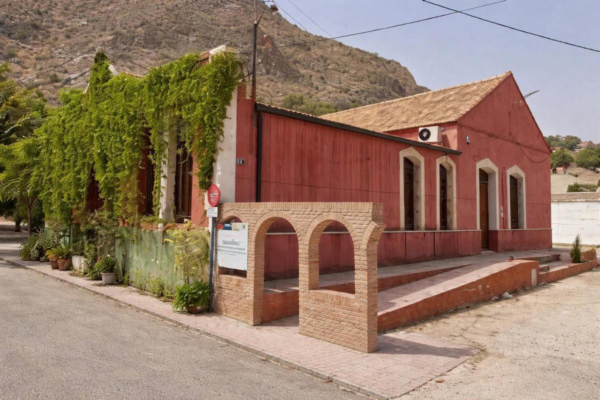Ahogadero Secante del Gusano de Seda en San Antón, donde se propone el centro de interpretación