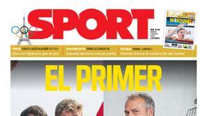 La portada de SPORT de hoy