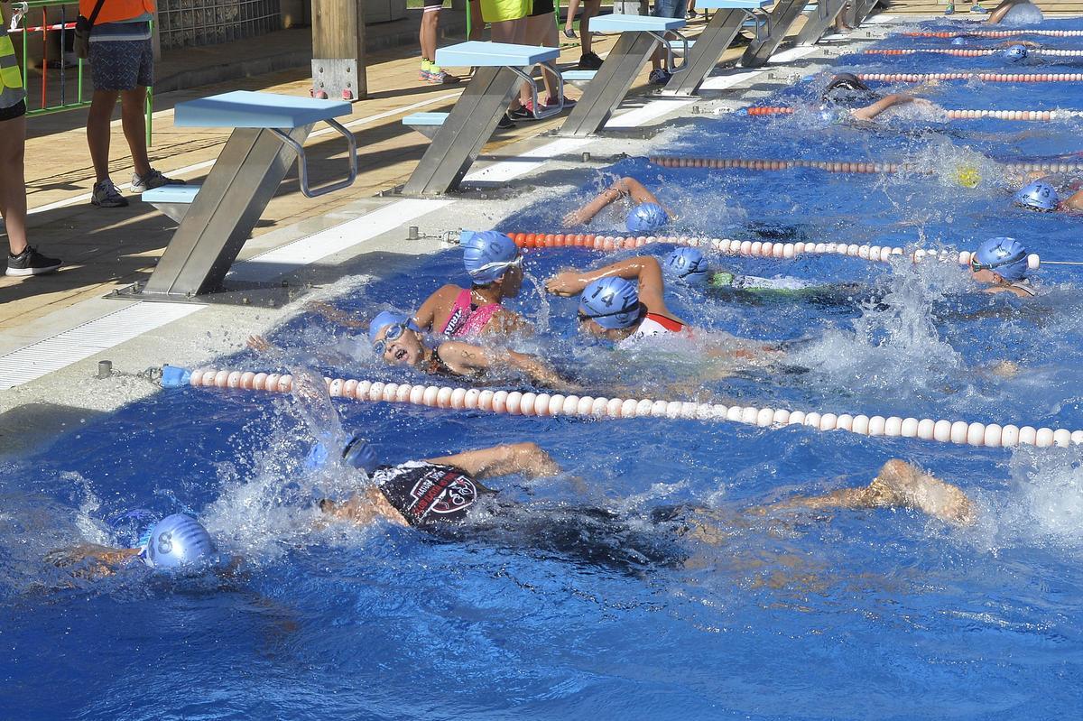 Imagen de un triatlón en la UMH de Elche
