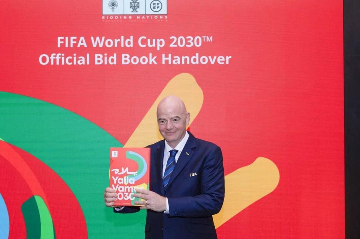 Presentación del Bid Book Mundial 2030 a la FIFA.