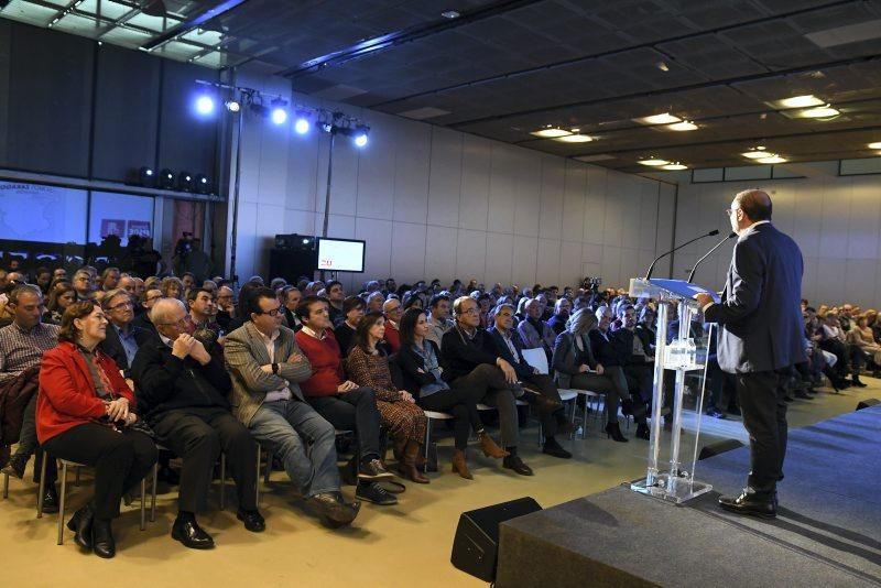 Acto de presentación de la campaña "Somos Zaragoza", del PSOE