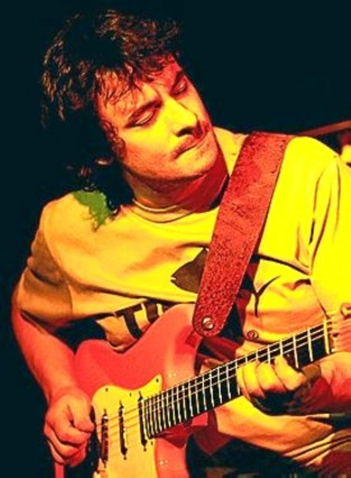 El guitarrista David Soler. El guitarrista David Soler.