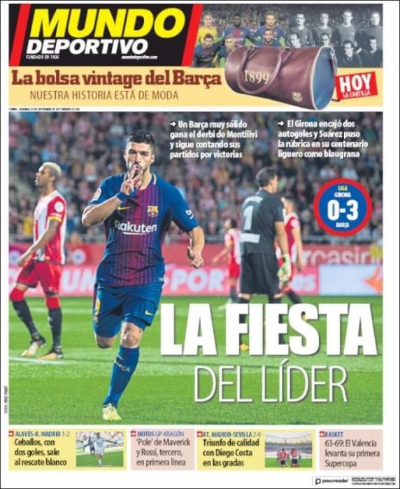 Portadas deportivas del domingo 24 de septiembre