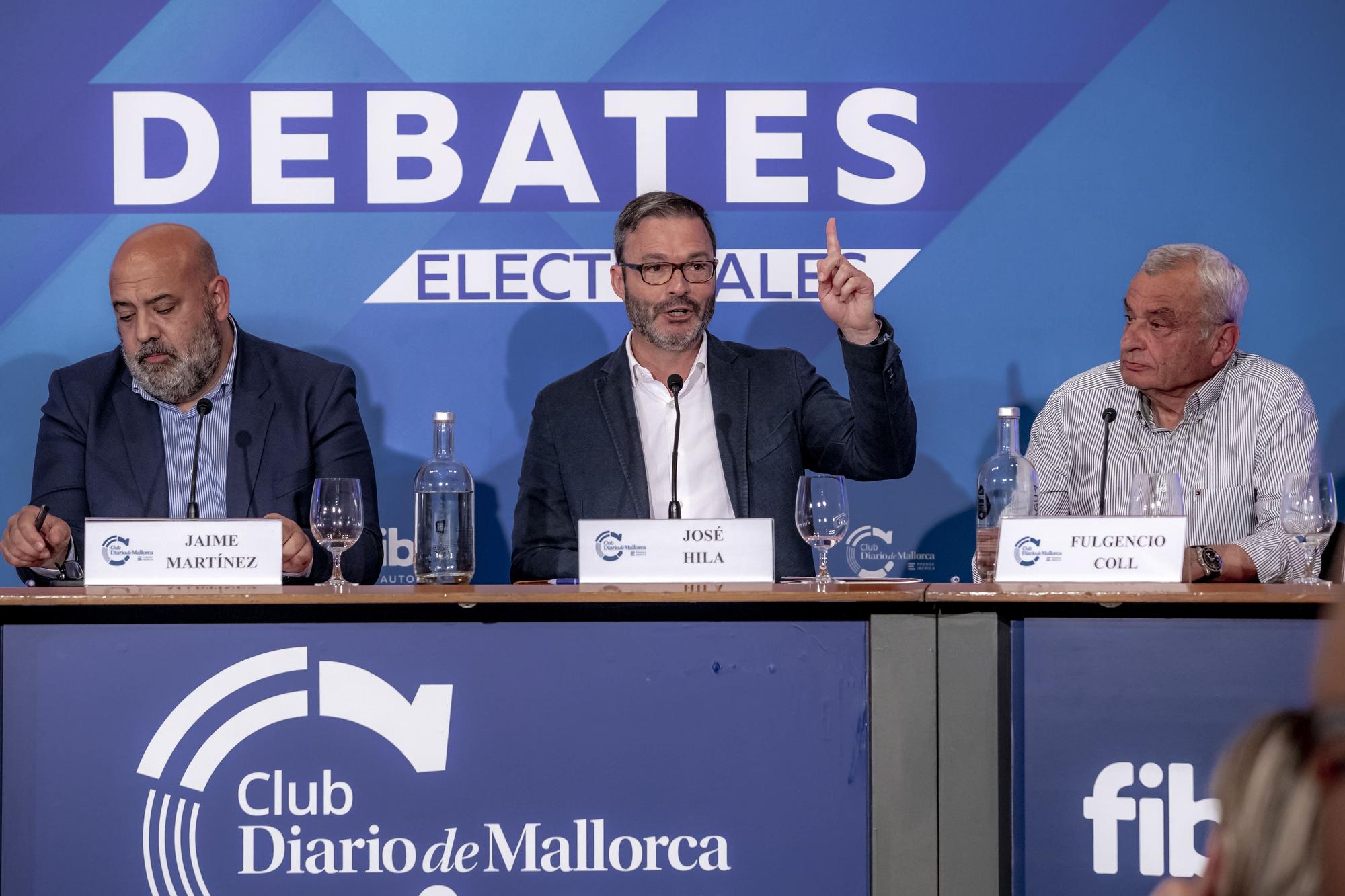 Debate electoral entre los candidatos al ayuntamiento de Palma