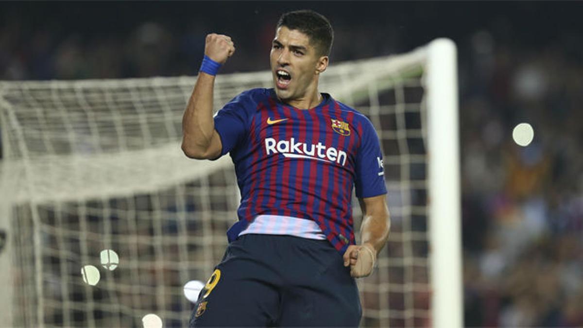 Luis Suárez se reencontró con el gol tras seis jornadas sin ver puerta