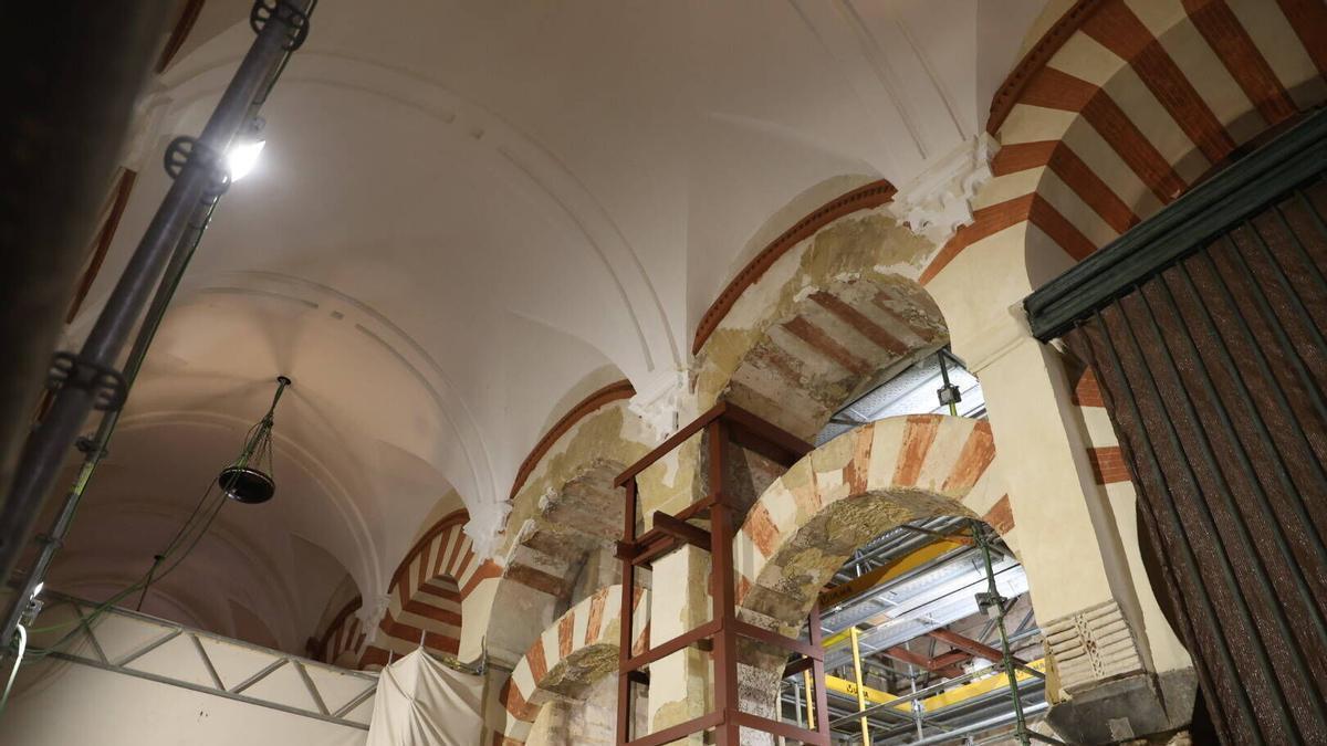 Así avanza la recuperación de la zona más dañada de la Mezquita-Catedral de Córdoba