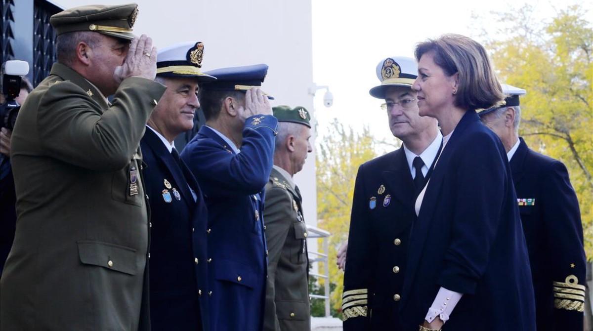 tecnicomadrid36220923 madrid 09 11 2016 la ministra de defensa  maria dolores  de