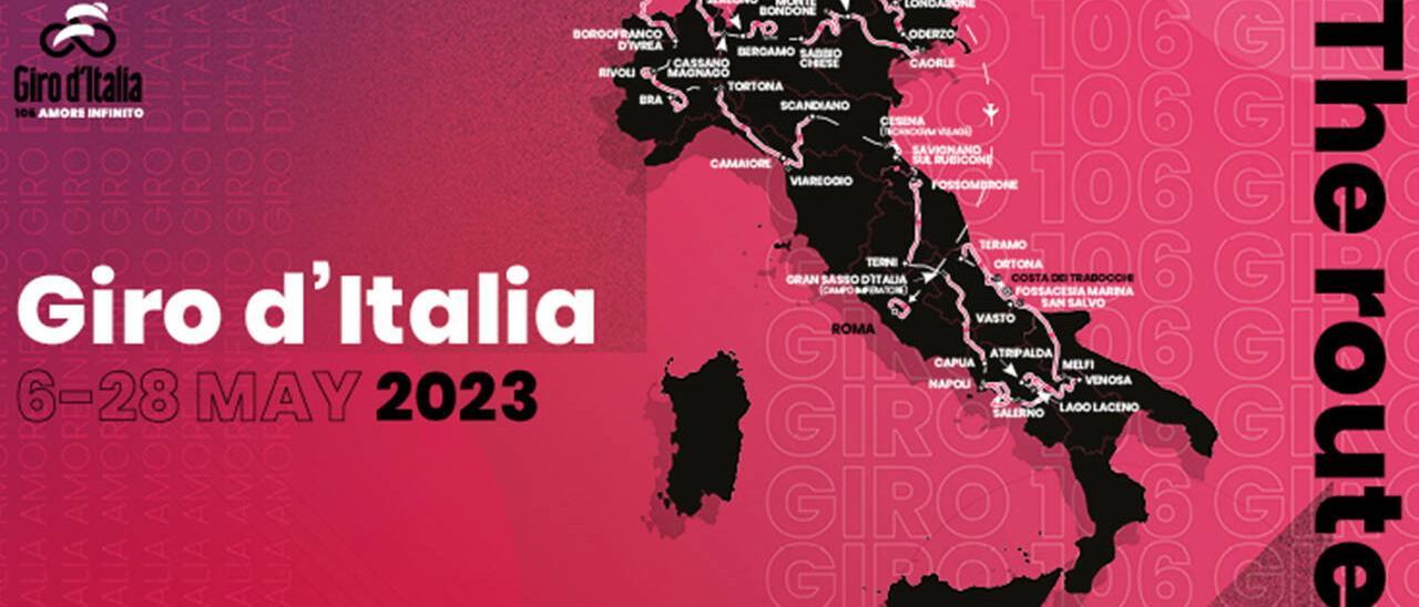 Recorrido oficial del Giro de Italia 2023