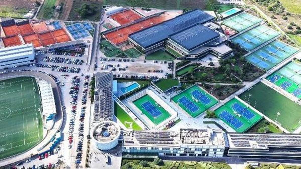 Imagen aérea de la Rafa Nadal Academy