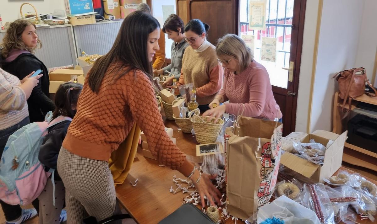 La preparació de les cistelles