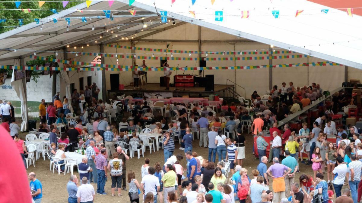 Fiestas de El Pote en Santa Bárbara, hace unos años.