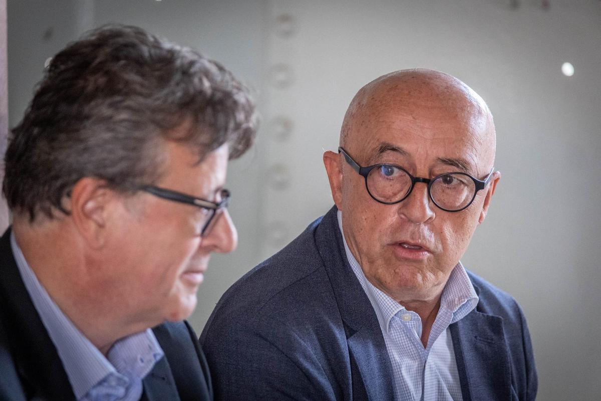 Presentación del cupón de la once conmemorativo del Correíllo La Palma