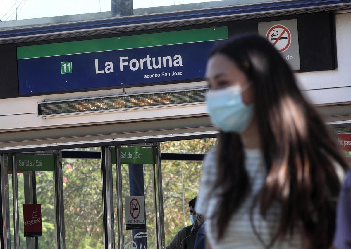Estación de La Fortuna de la Línea 11 de Metro, en Leganés.