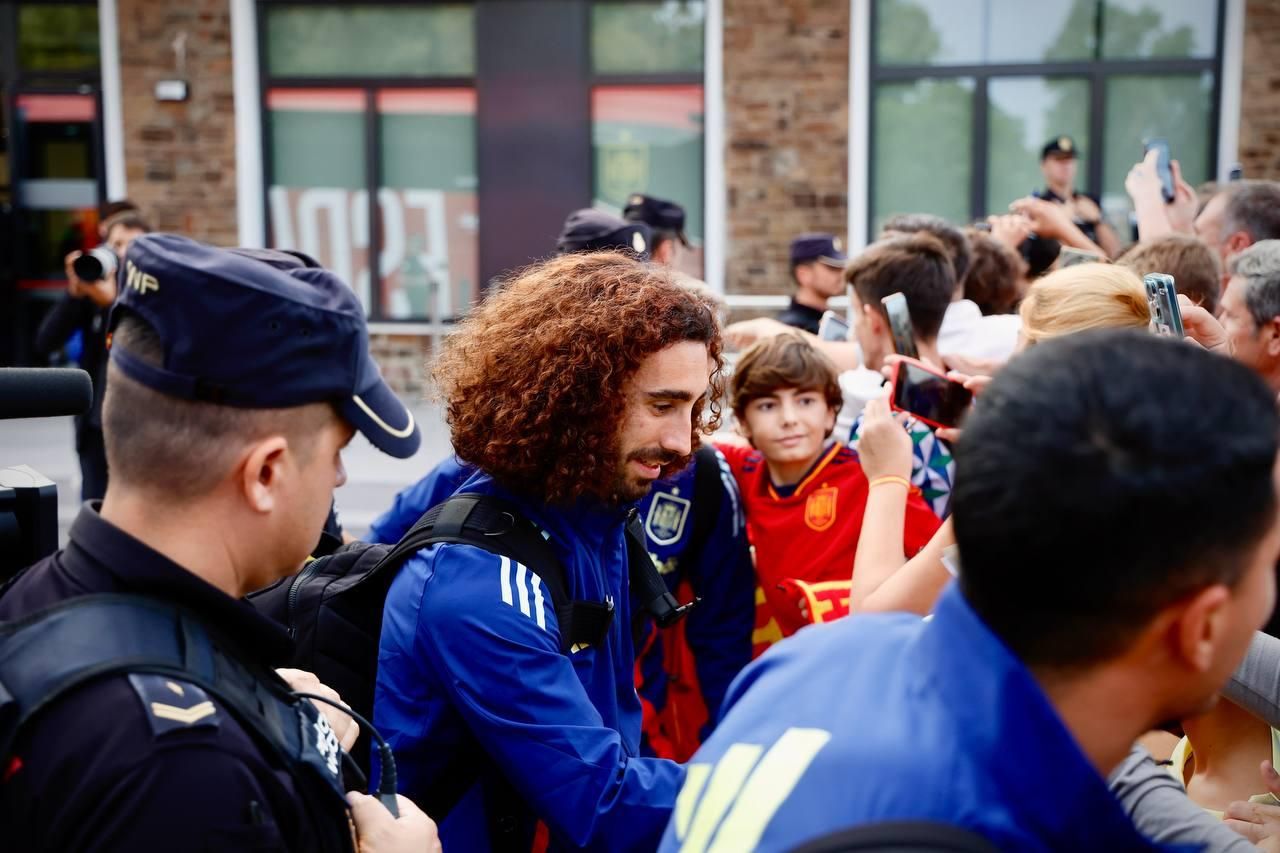 La selección española en Córdoba: la afición se vuelca con los jugadores