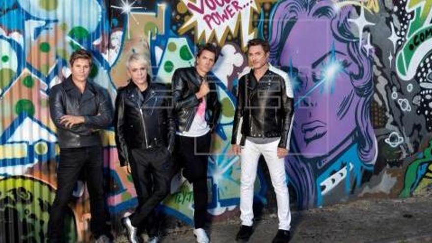 Los miembros del grupo Duran Duran.