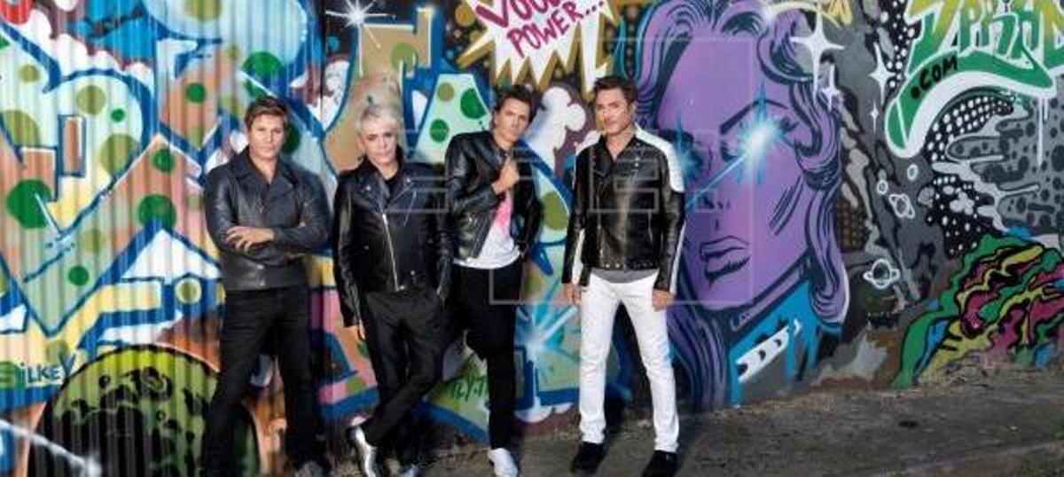 Los miembros del grupo Duran Duran.