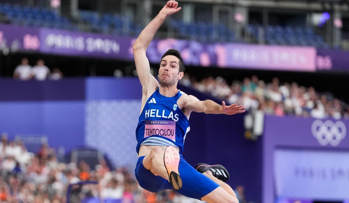 El griego Miltiadis Tentoglou sigue reinando en la longitud