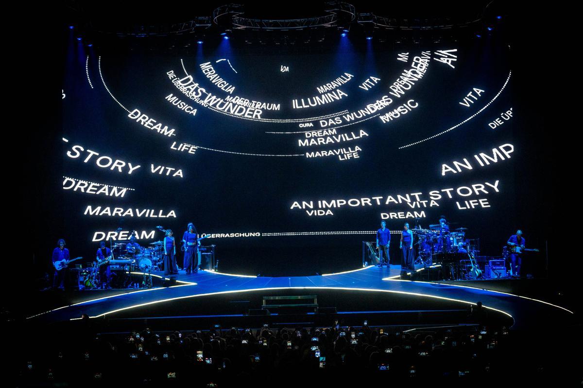 Eros Ramazzotti en el Palau Sant Jordi.