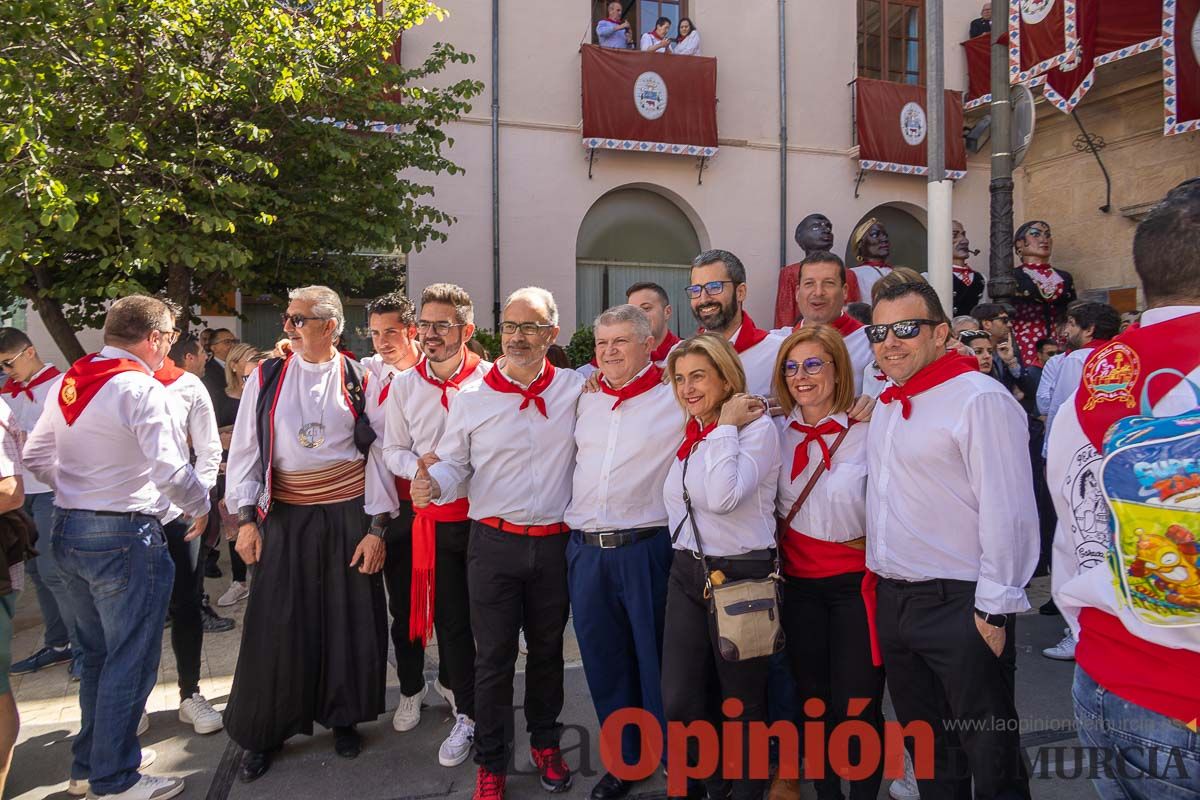 Recorrido Caballos del Vino día dos de mayo en Caravaca