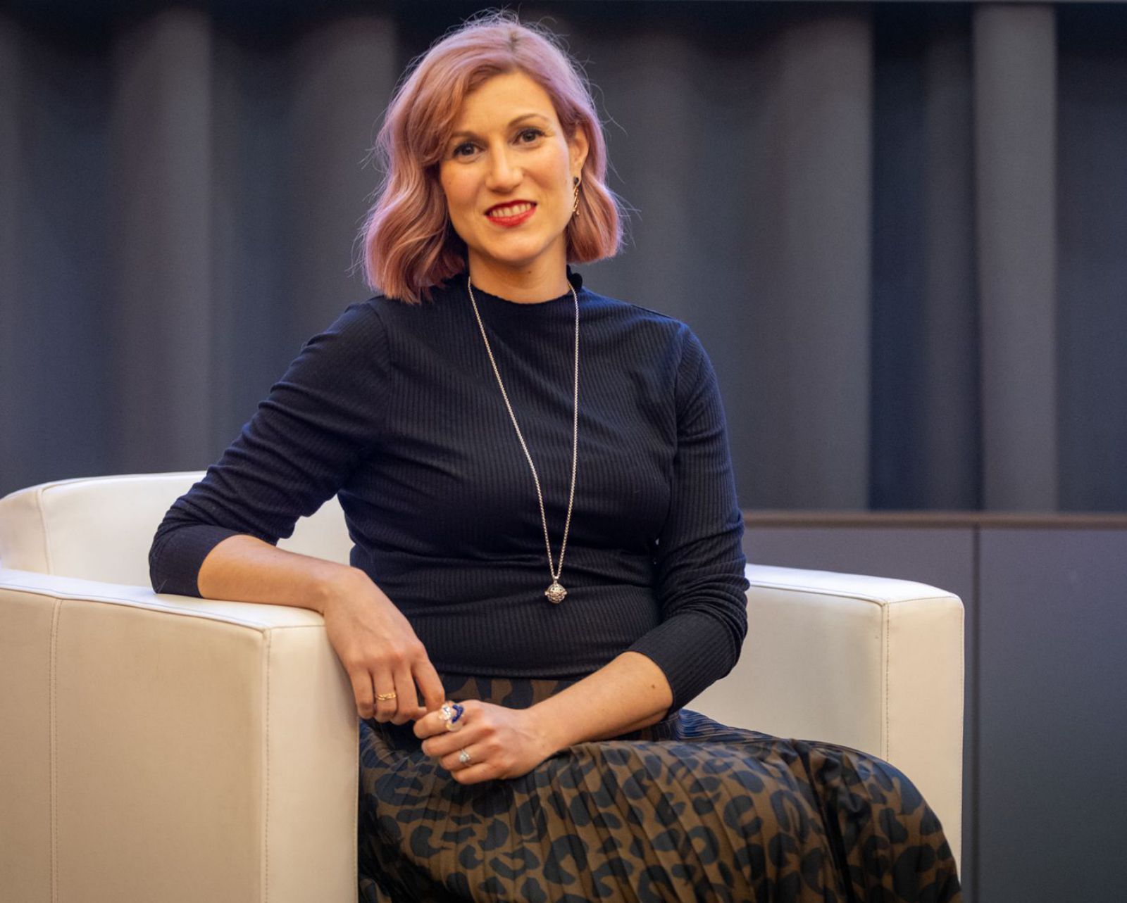 Núria Seró, en el Muncyt. | | GERMÁN BARREIROS / ROLLER AGENCIA