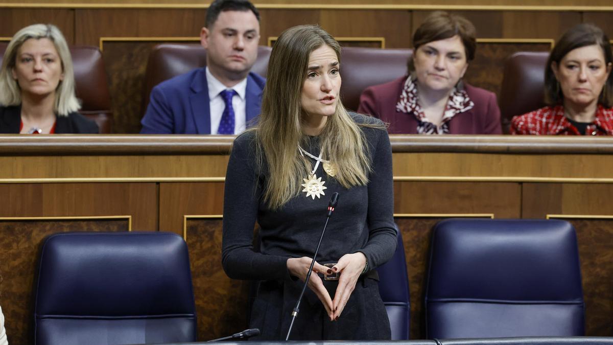 Imagen de archivo de la ministra Sara Aagesen en el COngreso.
