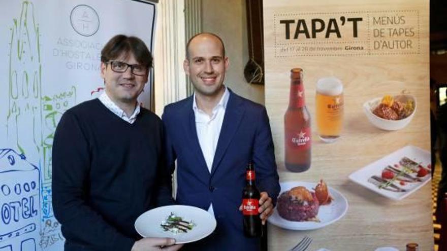 La presentació del Tapa&#039;t va tenir lloc als Jardins de la Mercè, un dels locals participants.