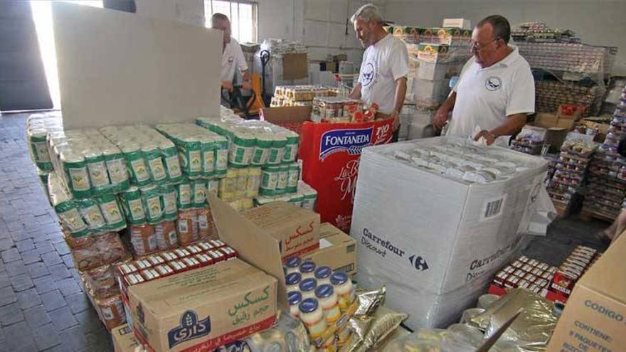 Leche y aceite son las prioridades de Banco de Alimentos pacense en 2014