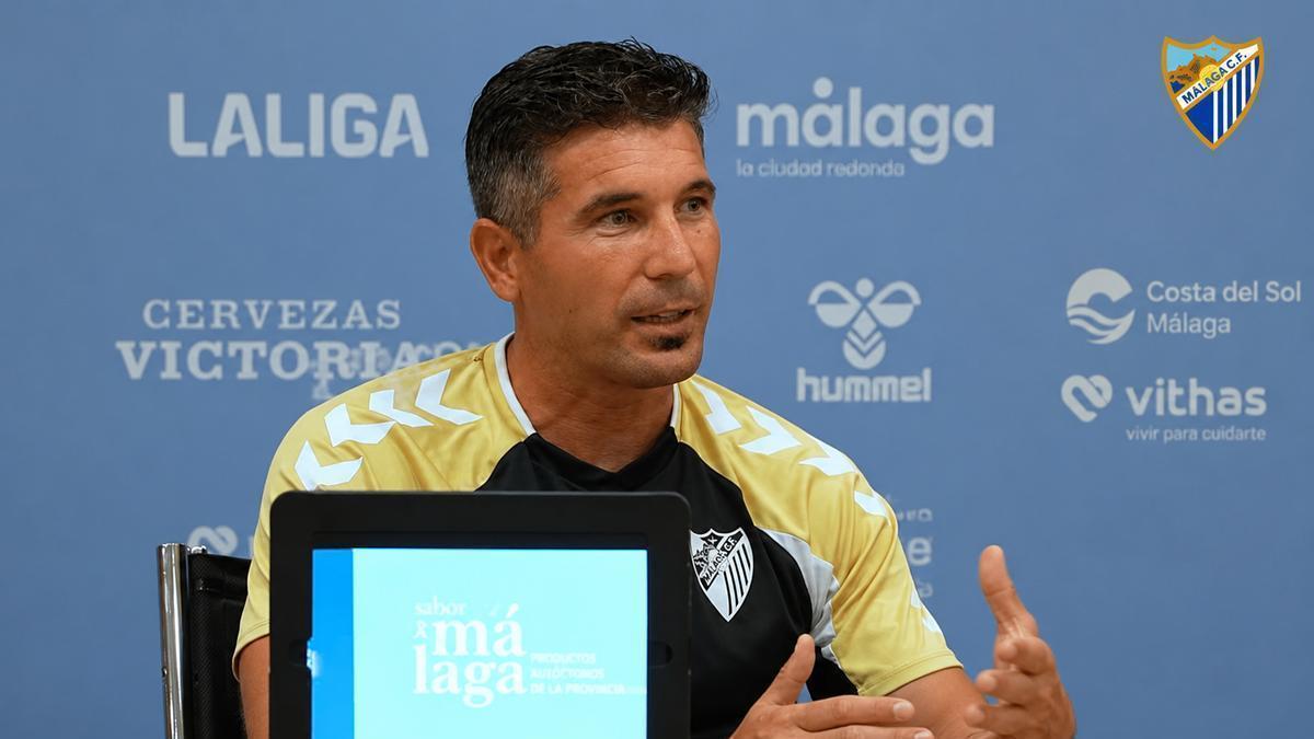 Funes, en la rueda de prensa previa al Atlético Madrid.